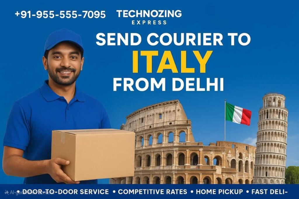 Cheapest Courier To Italy From Delhi